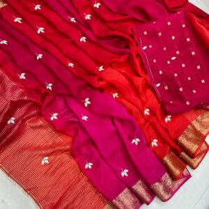 Designer Leheriya Print Saree